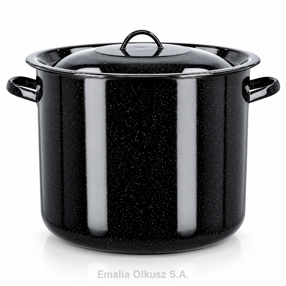 Garnek emaliowany 50 L z pokrywką XL