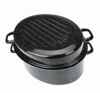 BRYTFANNA EMALIOWANA 42CM