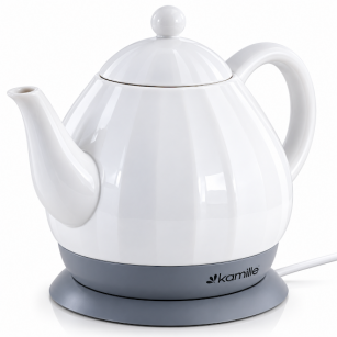 Czajnik Elektryczny Porcelanowy 1.2 L (Biały)