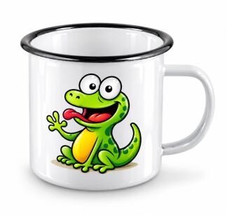KUBEK EMALIOWANY "Ali Aligator" 0.5L