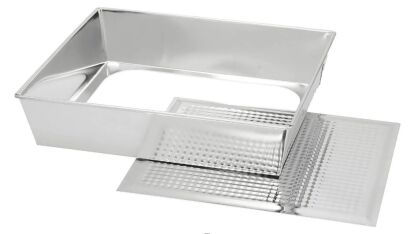 Keksówka Blacha do Pieczenia 360 x 245 FORMA DO CIAST CHLEBA Fakturowana z wyjmowanym dnem