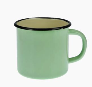 KUBEK EMALIOWANY SELEDYNOWY 1L