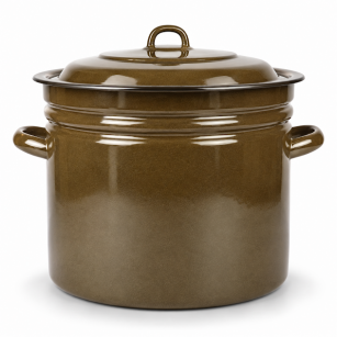 Garnek emaliowany "XL" z pokrywką 40 CM, 40 L