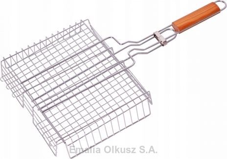 Ruszt do grillowania mięsa, ryb, warzyw z bokami 31cm