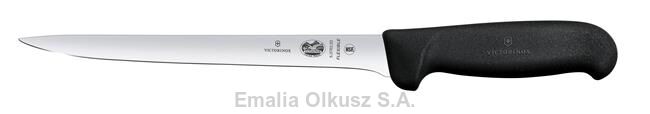 Victorinox Fibrox Nóż do filetowania, wąskie ostrze, 20 cm, czarny