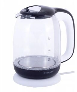 Czajnik elektryczny Kamille  2000 W, (biało-czarny)