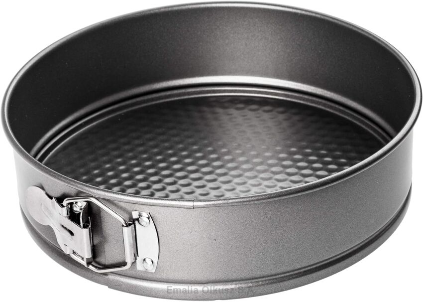 TORTOWNICA OKRĄGŁA SZARA NON STICK 26x6,8 CM