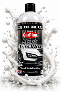 Czernidło do plastików CarPlan 1L 1000ml Black Trim Wax XXL 1L