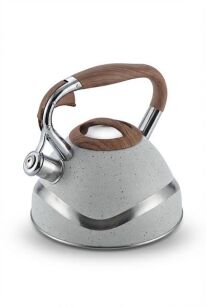 Czajnik tradycyjny nierdzewny lakierowany proszkowo PREMIUM 3 L Szary