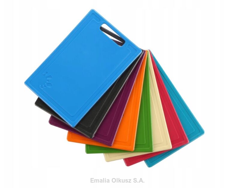 Deska do krojenia kuchenna wiele kolorów - mięso, warzywa 20 x 32 cm (tworzywo sztuczne)