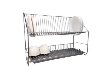 Ociekacz (suszarka do naczyń) wymiary 22 cm x 50 x 36 cm - SZARY