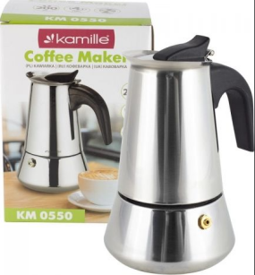 Kawiarka do espresso 200ml Kamille ze stali nierdzewnej