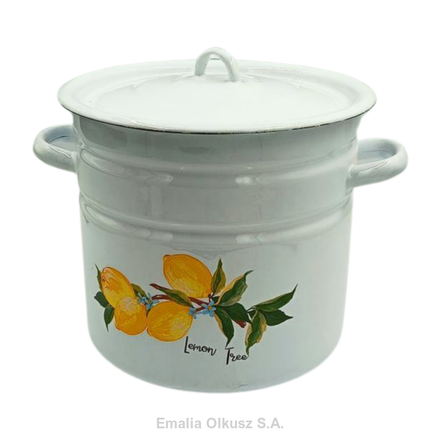 Garnek emaliowany Cytryny 12l/26cm
