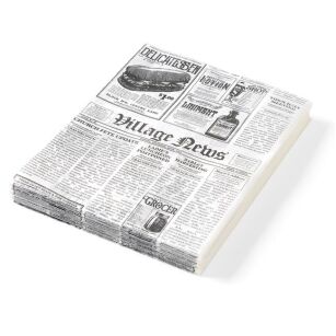 Papier pergaminowy nadruk gazety 250x350