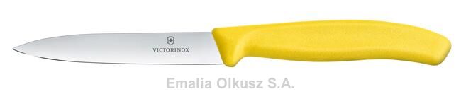 Victorinox Swiss Classic Nóż do jarzyn, gładki, 10 cm, żółty