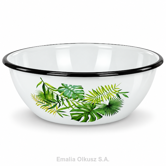 MISKA EMALIOWANA „MONSTERA” 1.5L