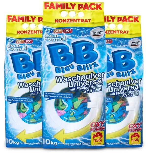 Proszek do prania Climar biale 10 kg/washing powder white