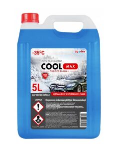 PŁYN DO CHŁODNIC G11 5L COOLMAX NIEBIESKI do -35 stopni