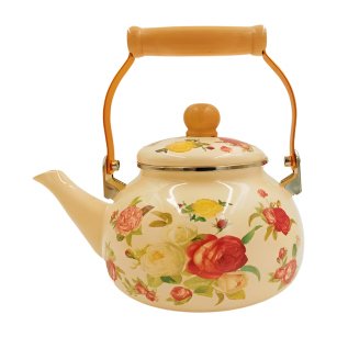 Czajnik Emaliowany Kwiaty 1,5 L Retro  K205