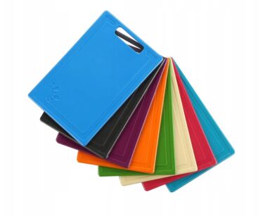 Deska do krojenia kuchenna wiele kolorów - mięso, warzywa 24 x 38 cm (tworzywo sztuczne)