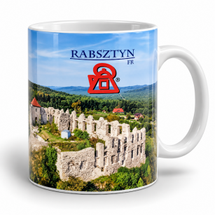 Kubek ceramiczny "Ruiny zamku w Rabsztynie"  330 ml