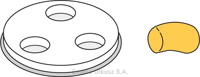 Końcówka do urządzenia do makaronu MPF2,5/4 – GNOCCHI