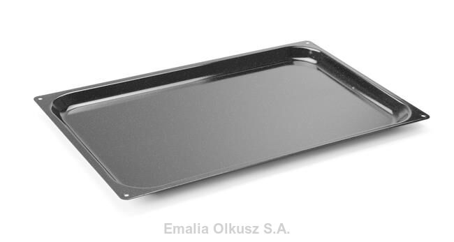 GN 1/1 enameled steel container 530x325x(H)20 mm