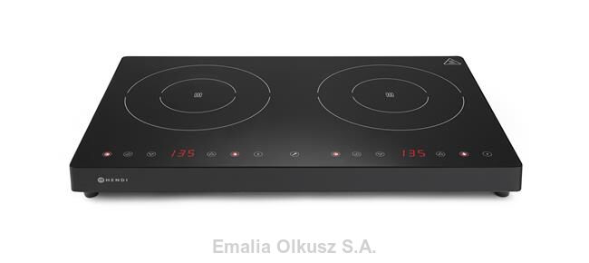 Podwójna kuchenka indukcyjna 2000W + 1500W Black Line