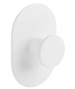 Miri - wieszak pojedynczy chrom - do wieszania ręczników łazienkowy lub ścierek kuchenny