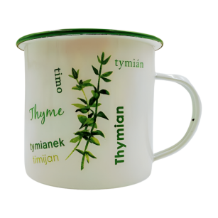 KUBEK EMALIOWANY "TYMIANEK" 0.75L