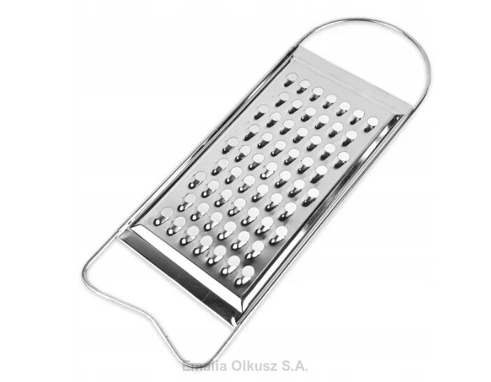 Tarka metalowa z grubymi oczkami do tarcia warzyw i owoców solidna ze stali