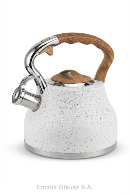 Czajnik tradycyjny nierdzewny lakierowany proszkowo PREMIUM 3 L Szary