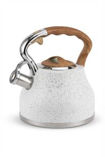 Czajnik tradycyjny nierdzewny lakierowany proszkowo PREMIUM 3 L Szary