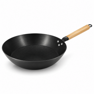 WOK ŻELIWNY PATELNIA DOMOWA 30cm