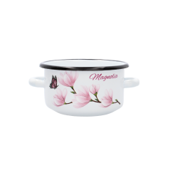 RONDEL EMALIOWANY "MAGNOLIA" 8cm-0.4l