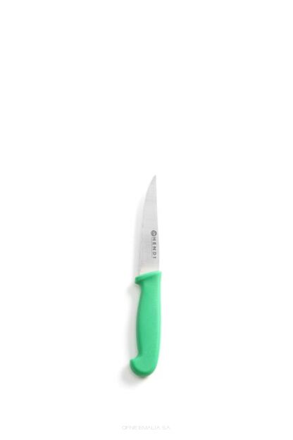 Nóż uniwersalny, HENDI, z ząbkowanym ostrzem, zielony, (L)205mm